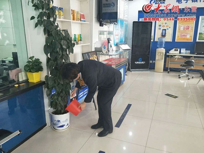 建行东营分行:东营港支行新年新气象 营业网点