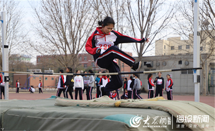 广饶县大王镇中心初中召开春季运动会