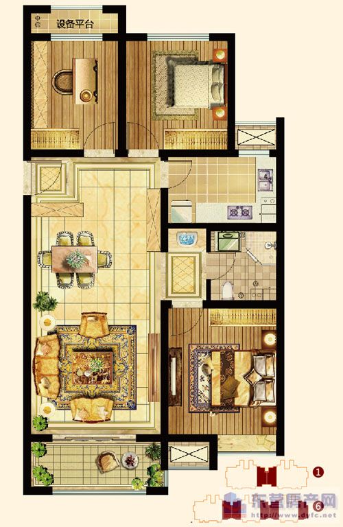 万达华府20日住宅说明会 户型图抢先看_东营大众网