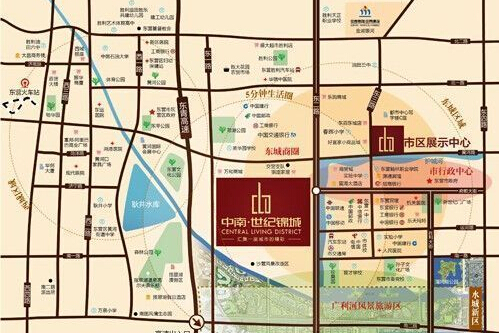 东营中南世纪锦城紧邻东城行政商务中心,5分钟生活圈涵盖购物,休闲图片