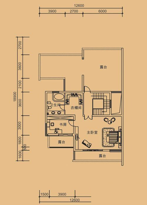 江南人居典范赏万达专家公寓气派户型