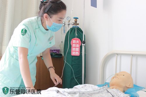 东营同济医院组织开展药物过敏性休克抢救应急