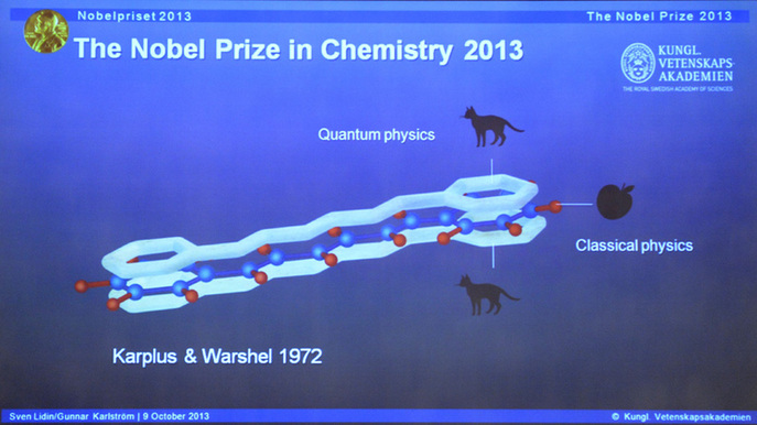 三名美国科学家获得2013年诺贝尔化学奖
