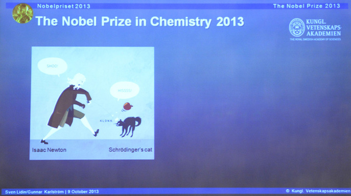 三名美国科学家获得2013年诺贝尔化学奖