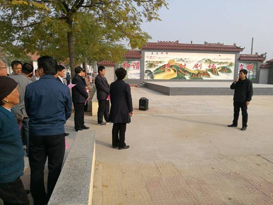 县人大常委会到凤凰城街道大庄村视察美丽乡村建设