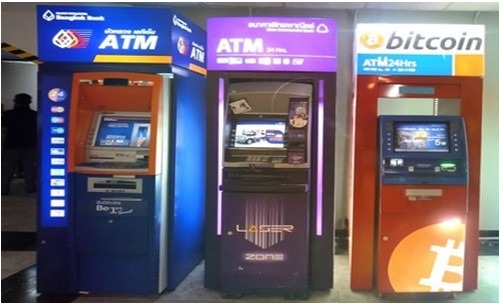 中国第一台比特币ATM今天落地上海张江比特币ATM来了！