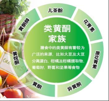 有益身心的类黄酮图