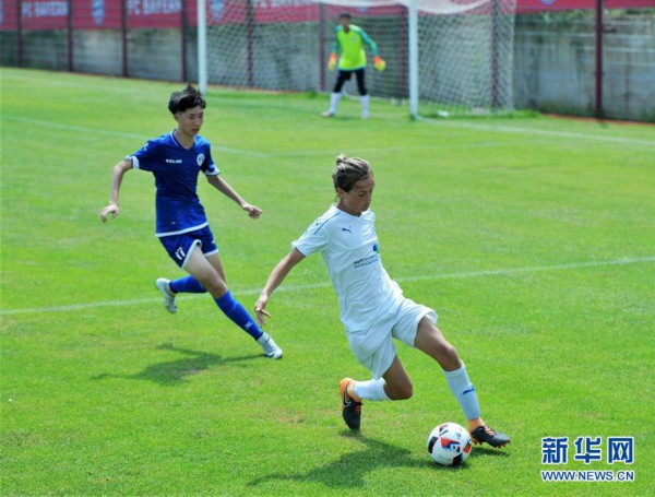 第六届中德U16青少年足球友谊赛开赛 